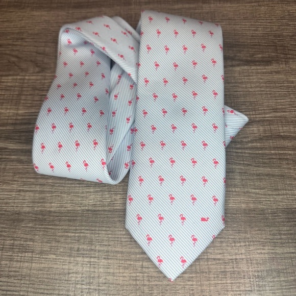 Vineyard Vines Other - Vineyard Vines Pink Flamingo Stripe Tie NWT